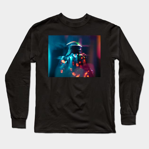 Shredder Sparkle Long Sleeve T-Shirt by Mikes Monsters